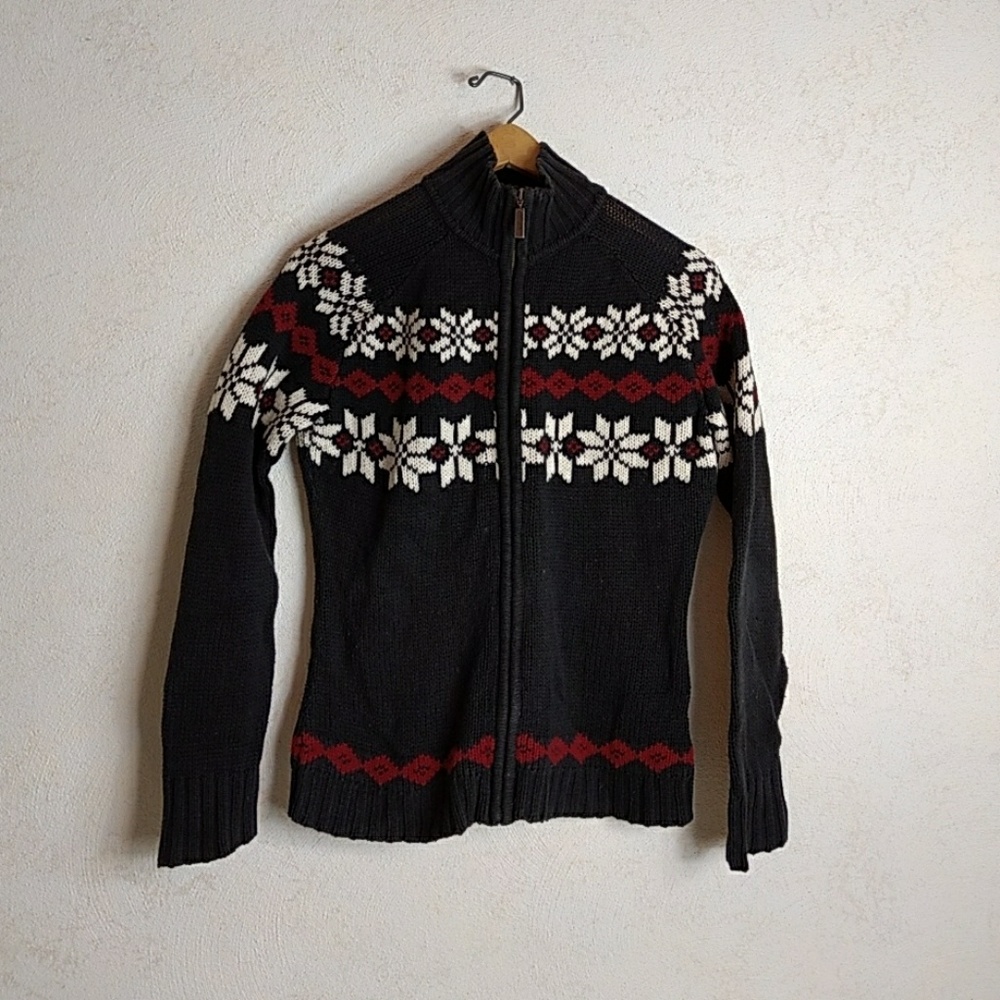Tailored Eddie Bauer Sweater Jacket